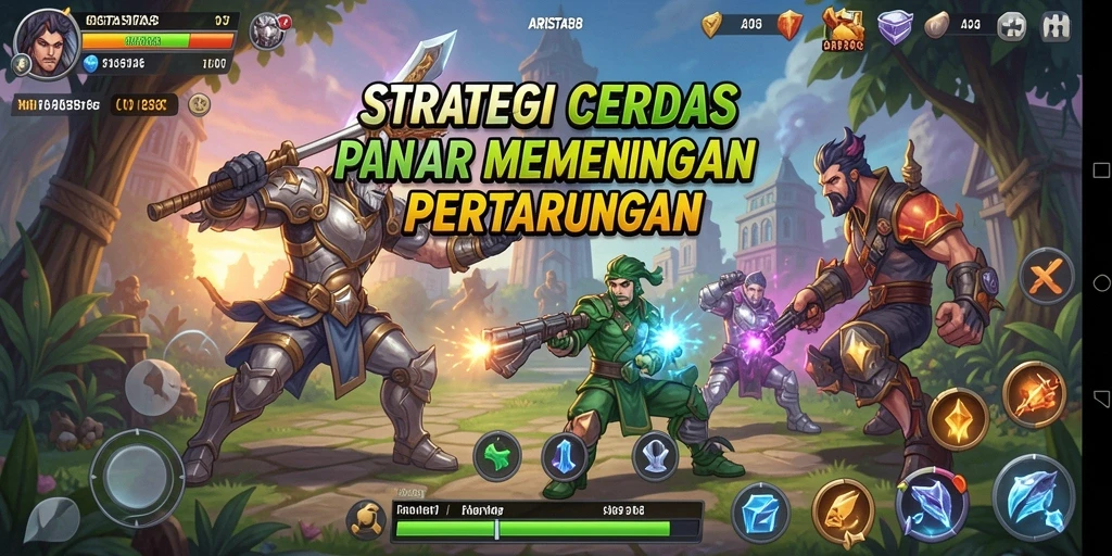 Screenshot utama ARISTA88 menampilkan pengalaman gameplay strategi yang mendebarkan.