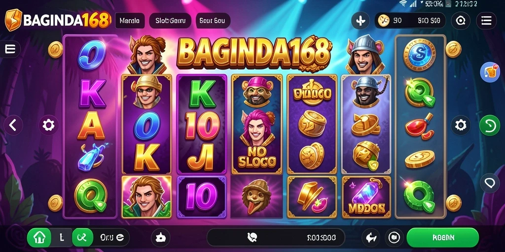 Gameplay menyenangkan dari permainan slot BAGINDA168.