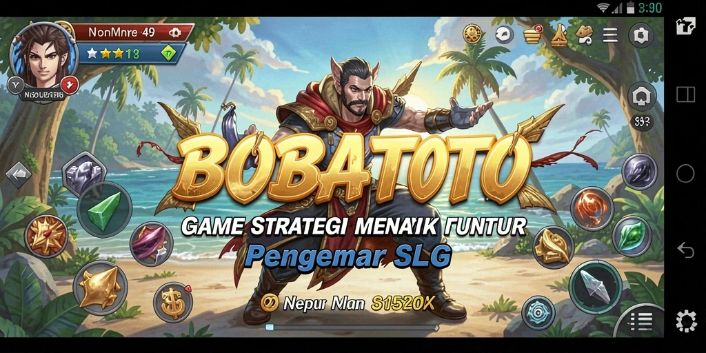 Tampilan gameplay strategis yang mendebarkan di BOBATOTO.