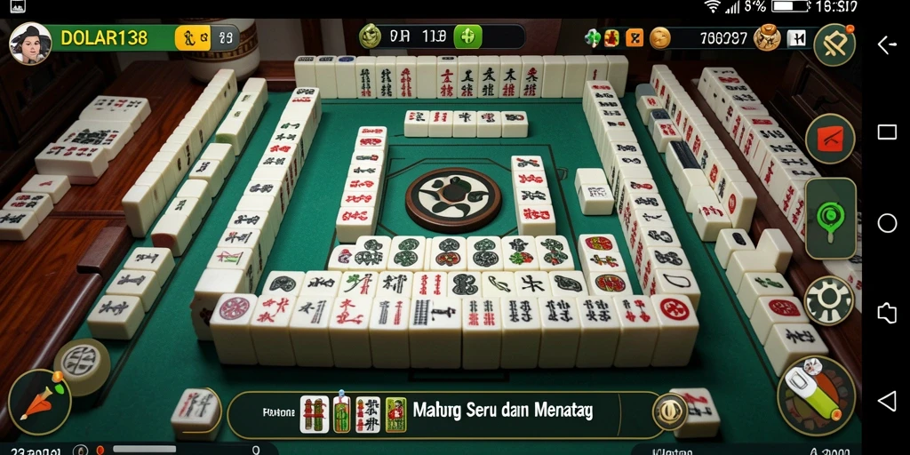 Screenshot DOLAR138 menampilkan gameplay Mahjong yang seru.