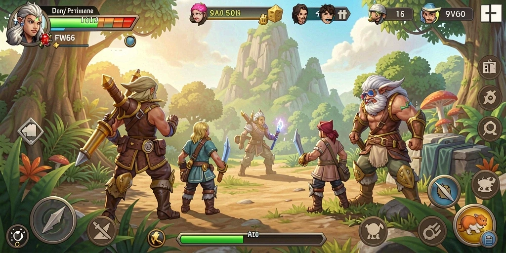 Tangkapan layar gameplay <strong>FW66</strong> menampilkan petualangan mendebarkan di dunia terbuka.