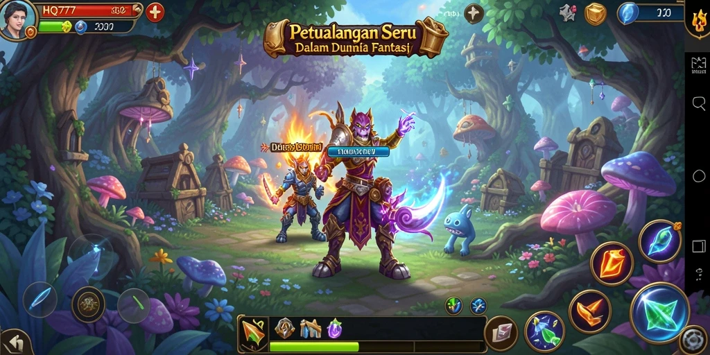 Gameplay petualangan mendebarkan di HQ777 dengan banyak tantangan.