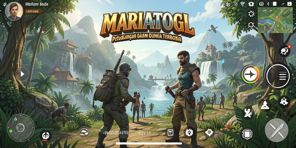 Gambaran gameplay MARIATOGL yang mempesona di dunia terbuka.
