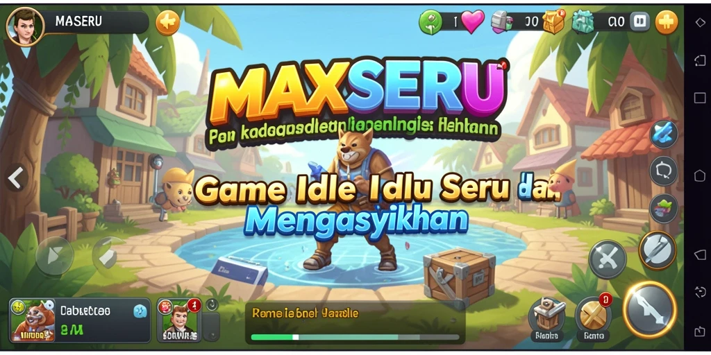 Tampilan gameplay dari <strong>MAXSERU</strong> yang menawan dan menarik.