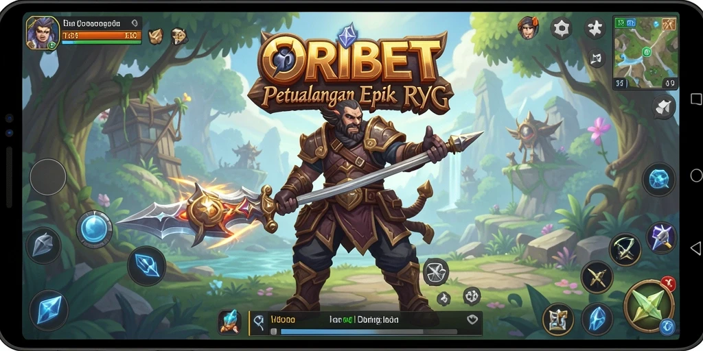 Tampilan gameplay ORIBET yang seru dan menantang di dunia RPG.