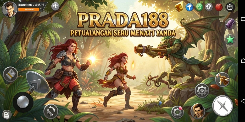 Tampilan gameplay PRADA188 yang penuh aksi dan petualangan.