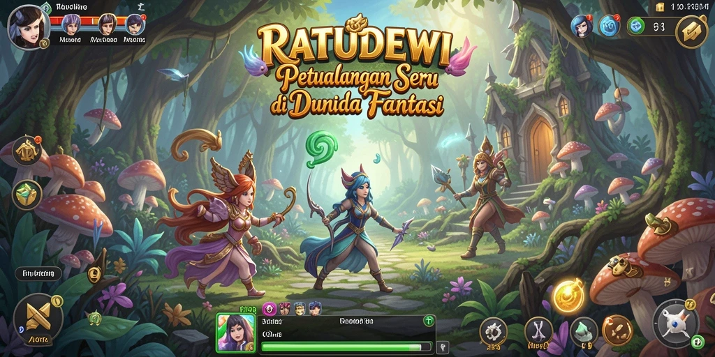 Tampilan screenshot gameplay <strong>RATUDEWI</strong> yang memukau dan penuh aksi.