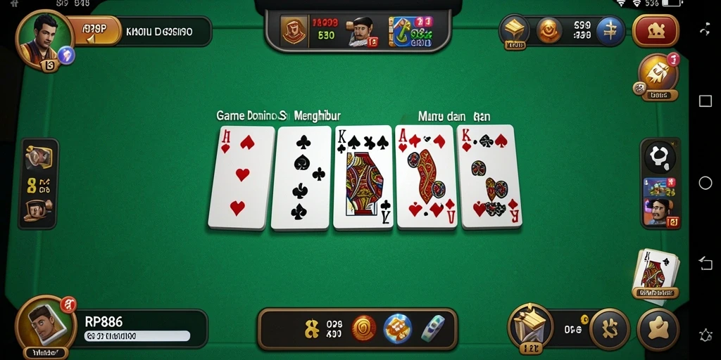 Tampilan gameplay seru dari RP886 yang menarik pemain.