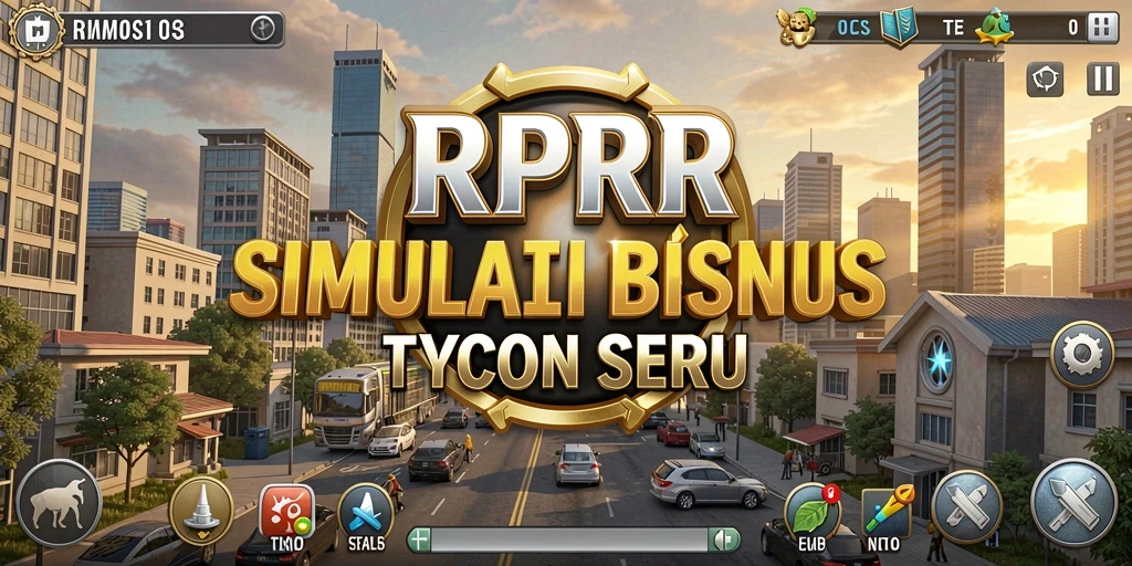 Tampilan gameplay RPRR dengan elemen strategis Tycoon.