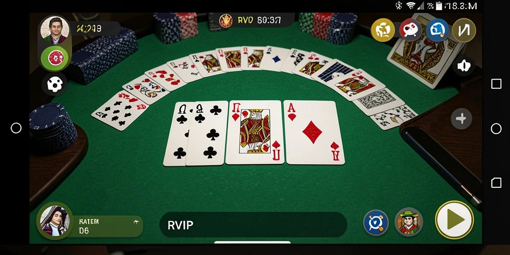 Tampilan gameplay Gaple yang menarik dan interaktif.