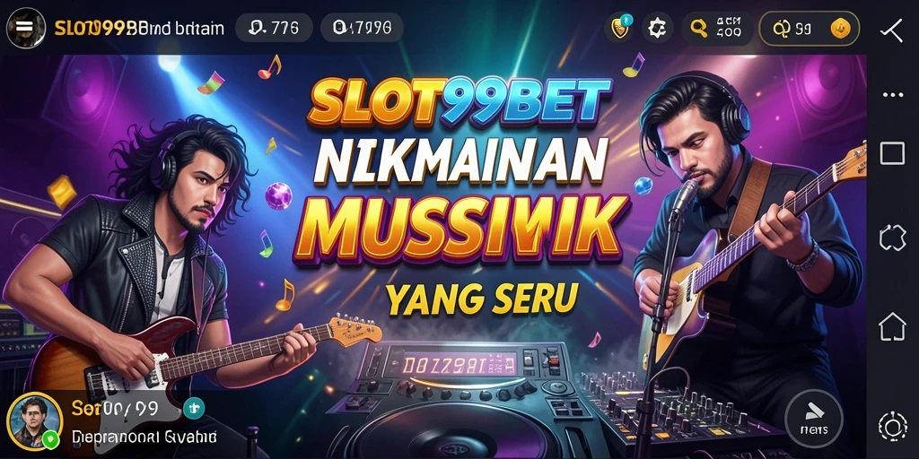Screenshot gameplay SLOT99BET menampilkan antarmuka menarik dengan lagu-lagu seru.
