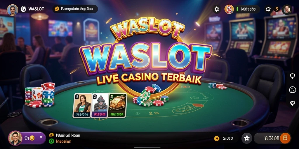 Tampilan gameplay Live Casino yang memikat dan interaktif.