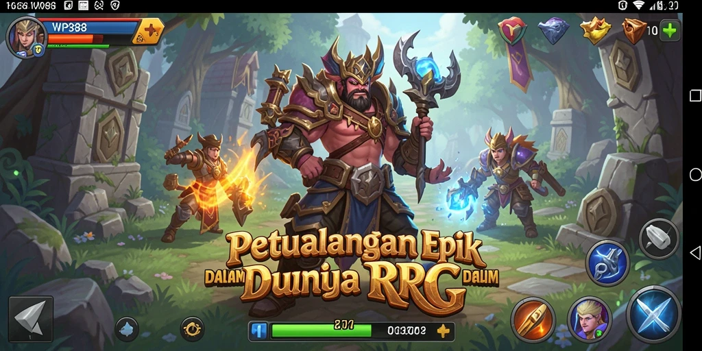 Tampilan gameplay menarik dari WP888 dengan petualangan RPG yang seru.